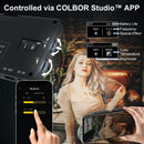 With the COLBOR Studio™ APP, it's very easy and convenient to controll and change the lighting indexes of Moman ML8A-DC