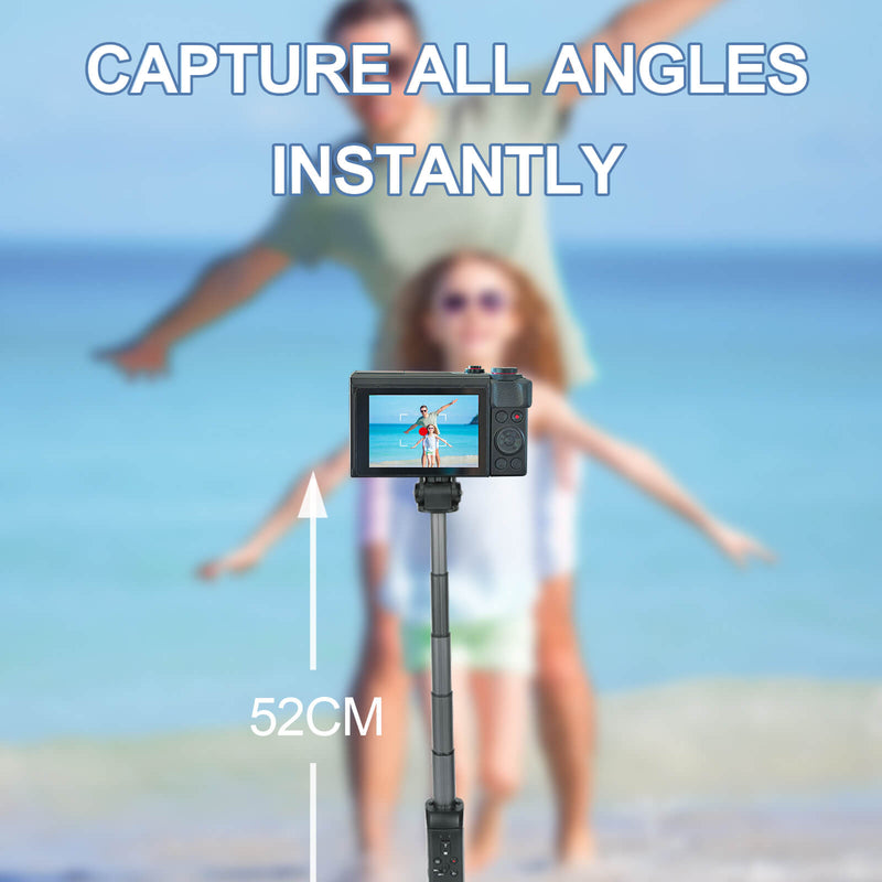 Moman CLICA can capture all angles instantly due to its extendable design that can be prolonged up to 52 cm