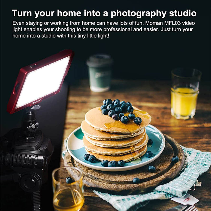 Moman ML3-D LED light can turn your home into a photography studio