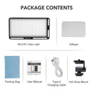 Package contents of Moman ML6-RC RGB pannel light