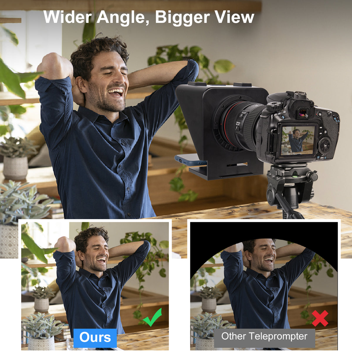 スマートフォン テレプロンプター モマン MT1 |モマン