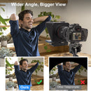 Moman MT1 teleprompter for mobile phone has wider angle for bigger view