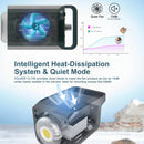 COLBOR CL100 is able to dissipate heat and produce as low as 10dB noise through intelligent temperature control system and Quiet Mode