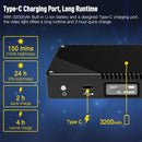 Moman MFL-09XR featuring Type-C charging port and long runtime, is a studio fill light for sale at Moman Store