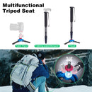 Moman C65L Video camera stabilizer monopod with multifunctional tripod seat