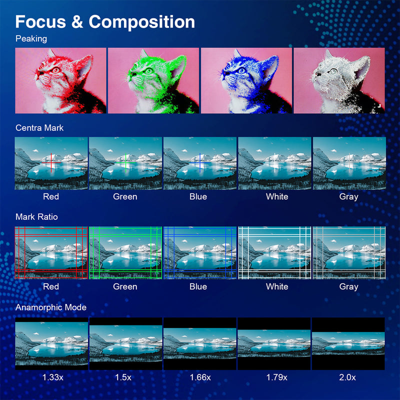 Desview R6 has greatly promoted the performance of focus and composition, enjoying diverse modes