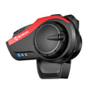 Moman helmet intercom H3 red can be your good partner in adventurous with your pals. It enables you to contact with each other during sports