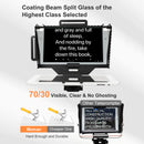 The coating beam split glass of Moman MT2 is clear, no ghosting and durable