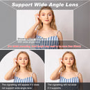 Desview T2 iPhone video teleprompter can work with wide angle lens, offering a wider scale of view and no vignetting