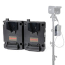 Moman v lock battery mounting plate DVBP has a LED warning light, a BP electrode output, one female and one male connector