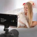 Moman ML6-RC panel light helps you create a vivid and rich picture while recording videos