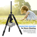 The central axis of Moman CA70 supports easy inverse installation, which makes it suitable for macro & low angle shooting