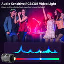 The best budget RGB video light has great audio sensitivity so that it could produce the light effects according to the sounds it hears.     