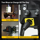 COLBOR CL220 LED video lighting for outdoors can be charged by DC or v mount battery conveniently