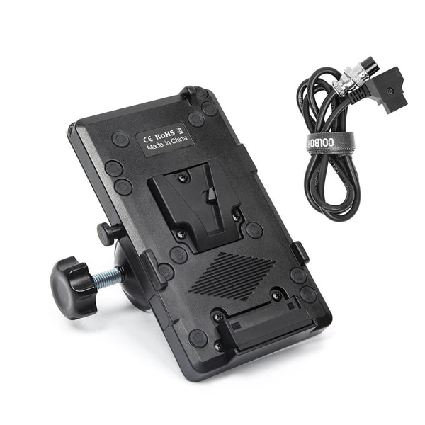 Best v mount battery plate COLBOR VBS works with the included cable to power video lights, cameras and suchlike photography equipment. 