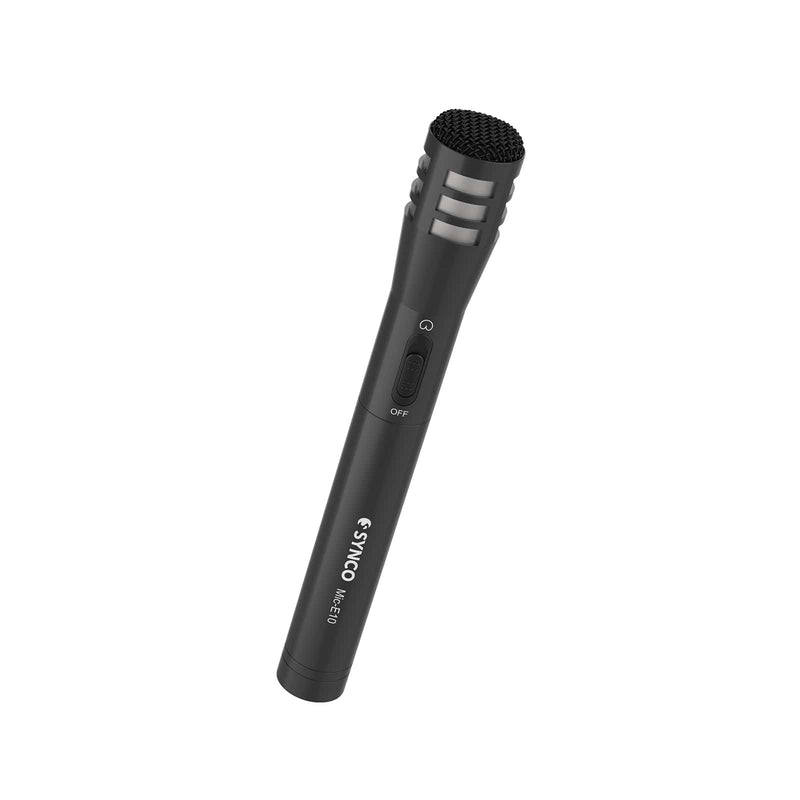 Best vocal microphone for live performance SYNCO E10 Black featuring an amazing housing of aluminum alloy