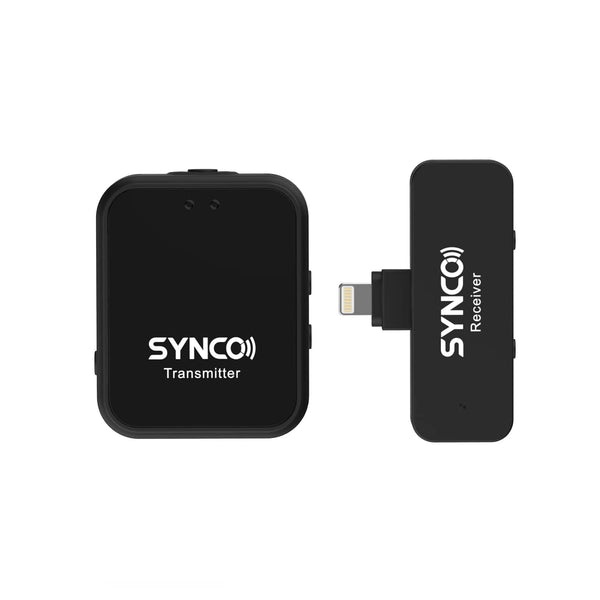 Best wireless microphone for iphone, SYNCO G1L black has a decent appearance and outstanding performance