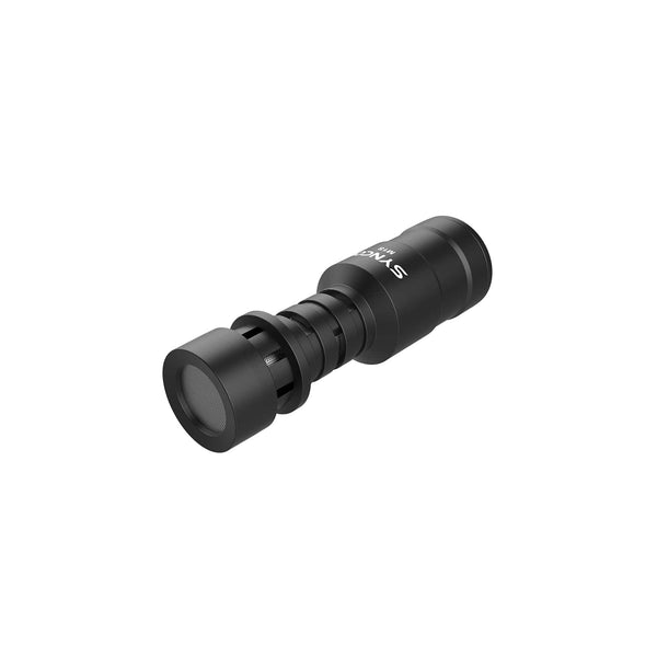 Small camera microphone SYNCO M1S Black is just 2.8inch in length and weighs 1.2oz, allowing it to be easy to carry on the devices