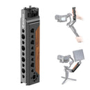 Handheld video camera stabilizer Moman MG6 possesses a solid construction and easy to carry around