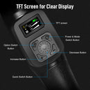 Moman MW-18 has a small TFT screen for clear display and five buttons for easy operation