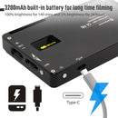 Moman ML9-RGB with 3200mAh built-in battery for long time filming