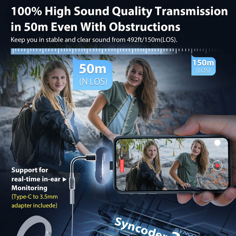 SYNCO P2L transfers strong signal and delivers high-fidelity transmission