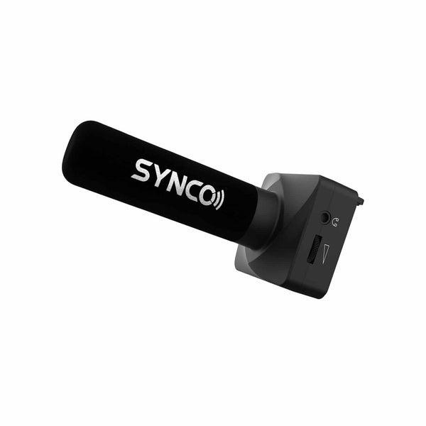 Record with unidirectional shotgun microphone for phone SYNCO U3 black whenever and wherever