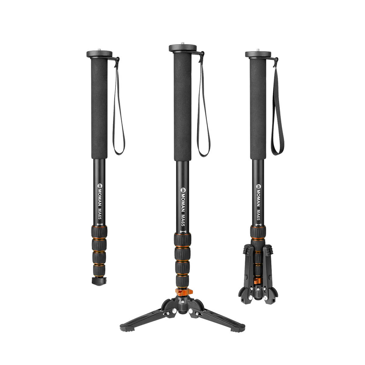 Moman MA65 Black Orange is made of sturdy aluminum alloy and has a compact body. You can take it for field shooting.