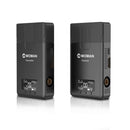 Wireless HDMI SDI transmission system Moman Matrix 600s has one receiver and one transmitter, supporting an encrypted wireless connection